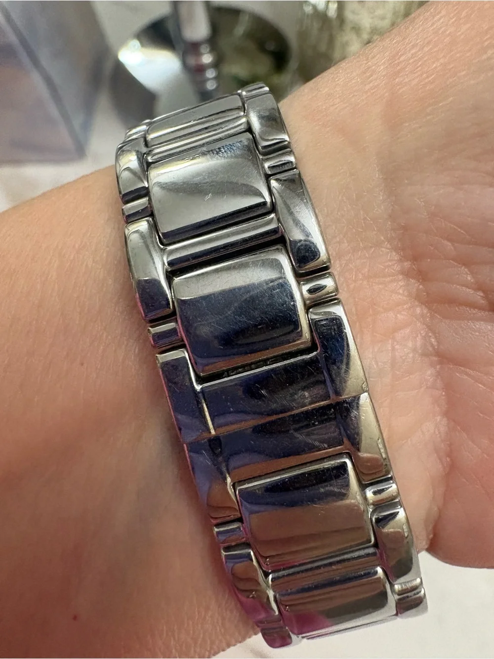 Kate Spade Gramercy Silver and White Crystal Women’s Watch